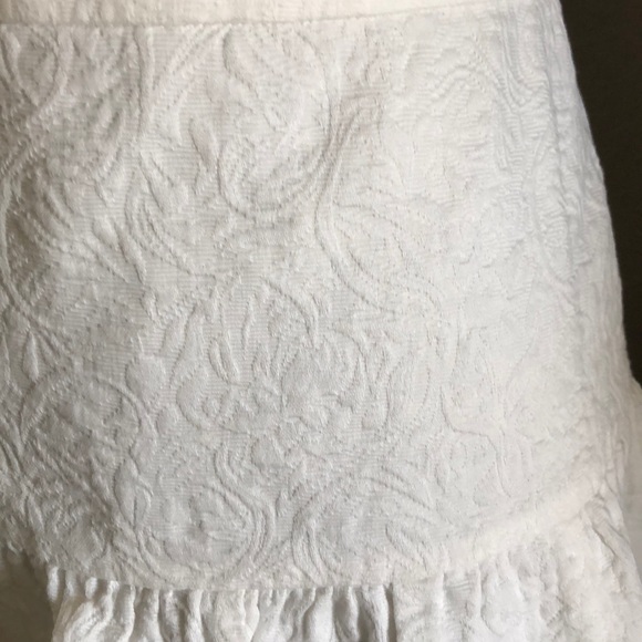 J. Crew ivory fit and flare matelasse skirt mini - Picture 4 of 4